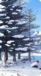 File:Snowy Pine Forest preview.png