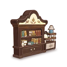 File:Antique Wooden Bookshelf icon.png