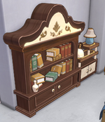 Antique Wooden Bookshelf furnishing placed.png